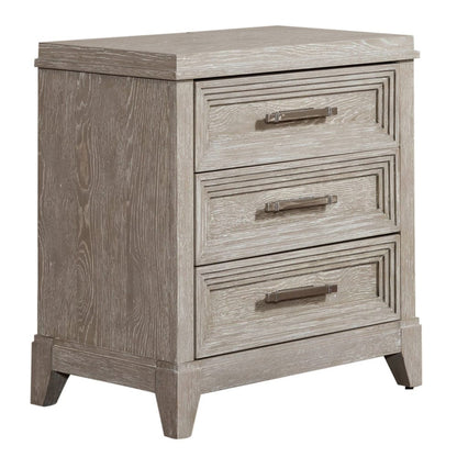 Liberty Furniture - Belmar - King Panel Bed, Dresser & Mirror, Chest, Night Stand in Gray - 902-BR-KPBDMCN view 5