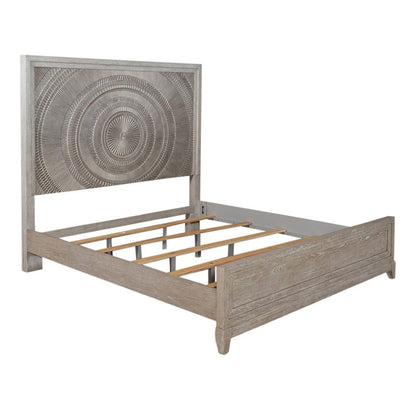 Liberty Furniture - Belmar - King Panel Bed, Dresser & Mirror, Night Stand in Gray - 902-BR-KPBDMN view 2