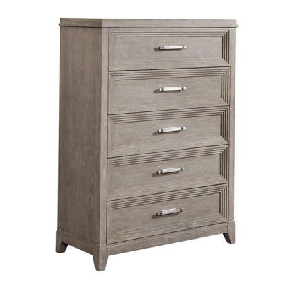 Liberty Furniture - Belmar - King Uph Bed, Dresser & Mirror, Chest, Night Stand in Gray - 902-BR-KUBDMCN view 4