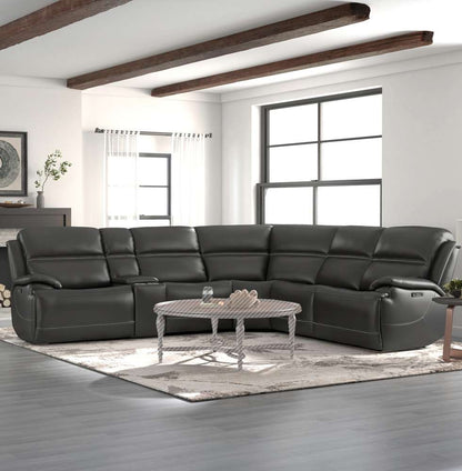 Liberty Furniture - Bentley 6 Piece Sectional  - 7003GY-UPH-6PCSEC veiw 1