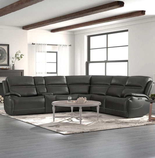 Liberty Furniture - Bentley 6 Piece Sectional  - 7003GY-UPH-6PCSEC veiw 1