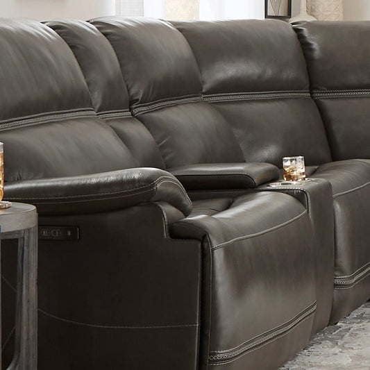 Liberty Furniture - Bentley - Console - Graphite in Gray - 7003GY-40C view 2