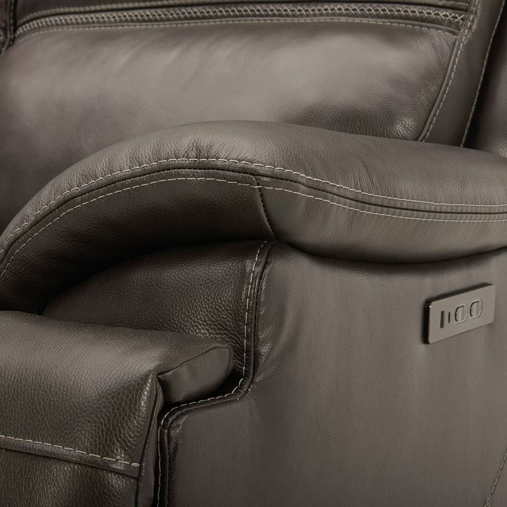 Liberty Furniture - Bentley Loveseat with Console P2 & ZG - Graphite - 7003GY-22P veiw 5