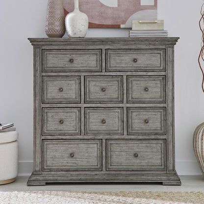 Liberty Furniture - Big Valley 10 Drawer Chesser in Graystone - 361G-BR32 veiw 1