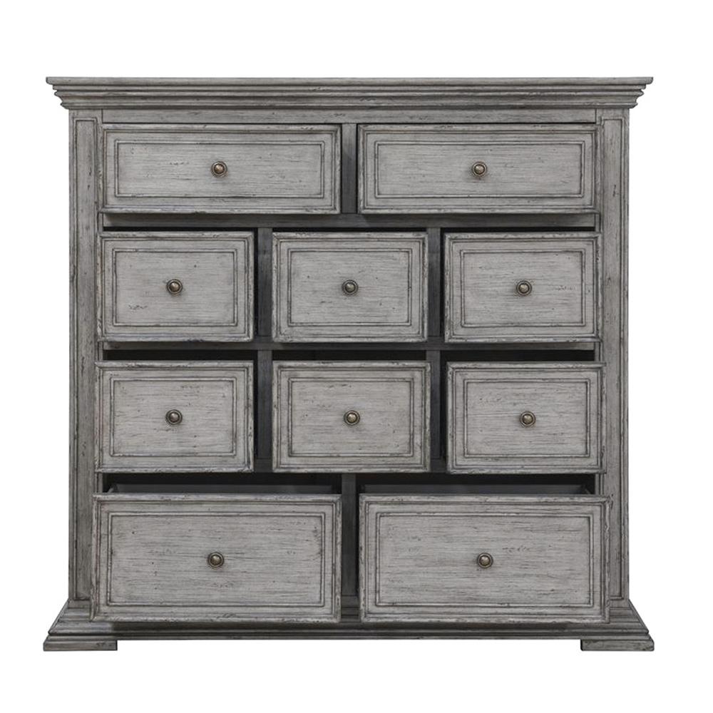 Liberty Furniture - Big Valley 10 Drawer Chesser in Graystone - 361G-BR32 veiw 5