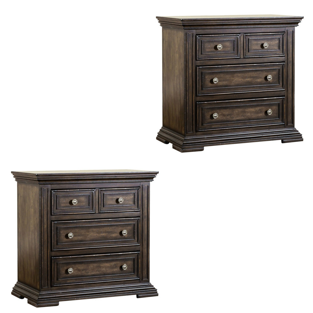 Liberty Furniture - Big Valley 2 Bedside Chests - 361-BR-2BSC view 1