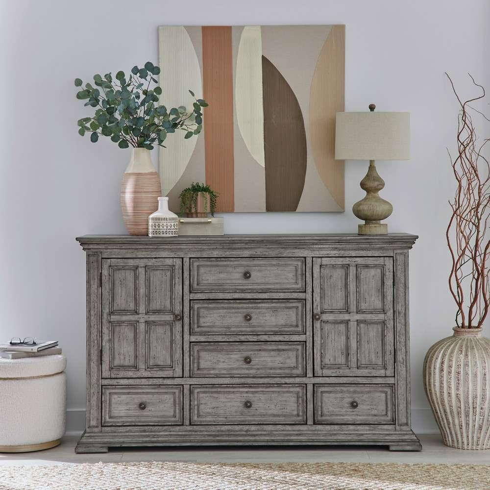 Liberty Furniture - Big Valley 2 Door 6 Drawer Dresser - 361G-BR31 veiw 1