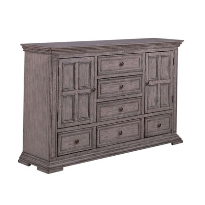 Liberty Furniture - Big Valley 2 Door 6 Drawer Dresser - 361G-BR31 veiw 2