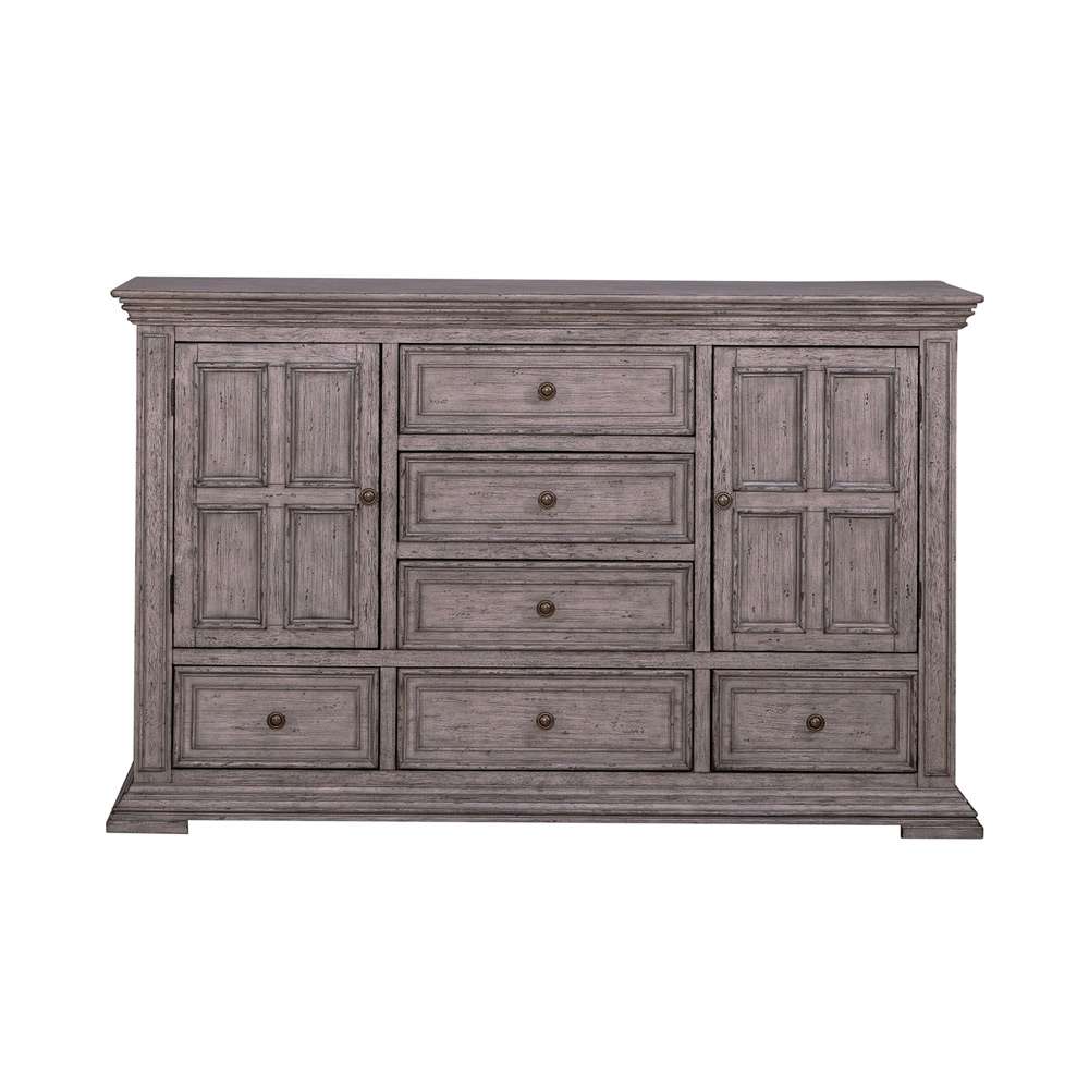 Liberty Furniture - Big Valley 2 Door 6 Drawer Dresser - 361G-BR31 veiw 3