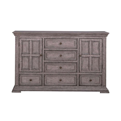 Liberty Furniture - Big Valley 2 Door 6 Drawer Dresser - 361G-BR31 veiw 3