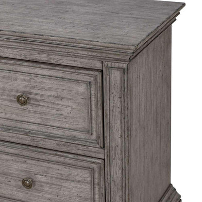 Liberty Furniture - Big Valley 2 Drawer Nightstand with Charging Station - 361G-BR61 veiw 3