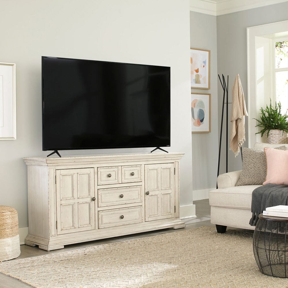 Liberty Furniture - Big Valley - 66 Inch TV Console in White - 361W-TV66 view 1