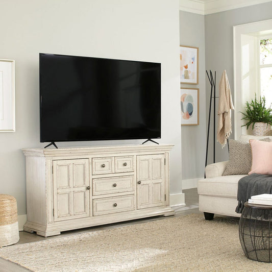 Liberty Furniture - Big Valley - 66 Inch TV Console in White - 361W-TV66 view 1