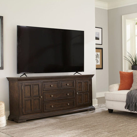 Liberty Furniture - Big Valley - 76 Inch TV Console in Brown - 361-TV76 view 1