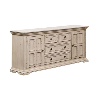 Liberty Furniture - Big Valley - 76 Inch TV Console in White - 361W-TV76 view 1