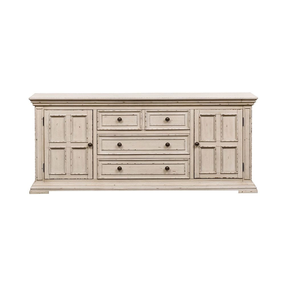 Liberty Furniture - Big Valley - 76 Inch TV Console in White - 361W-TV76 view 3