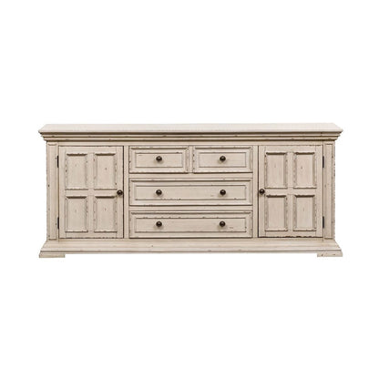 Liberty Furniture - Big Valley - 76 Inch TV Console in White - 361W-TV76 view 3