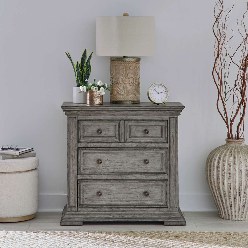 Liberty Furniture - Big Valley Bedside Chest with Charging Station - 361G-BR62 veiw 1