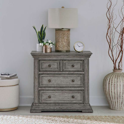 Liberty Furniture - Big Valley Bedside Chest with Charging Station - 361G-BR62 veiw 1
