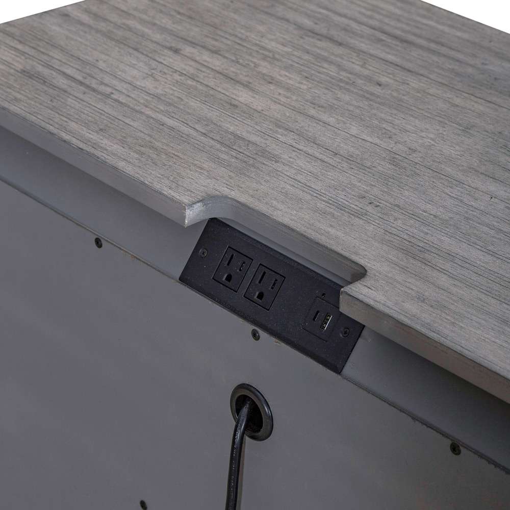 Liberty Furniture - Big Valley Bedside Chest with Charging Station - 361G-BR62 veiw 4
