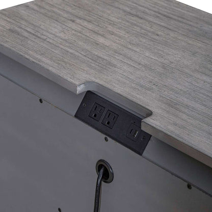 Liberty Furniture - Big Valley Bedside Chest with Charging Station - 361G-BR62 veiw 4