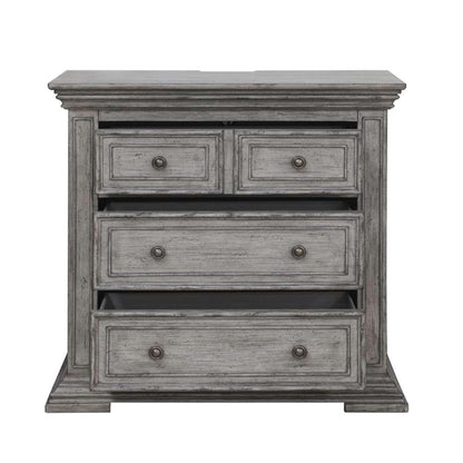Liberty Furniture - Big Valley Bedside Chest with Charging Station - 361G-BR62 veiw 6