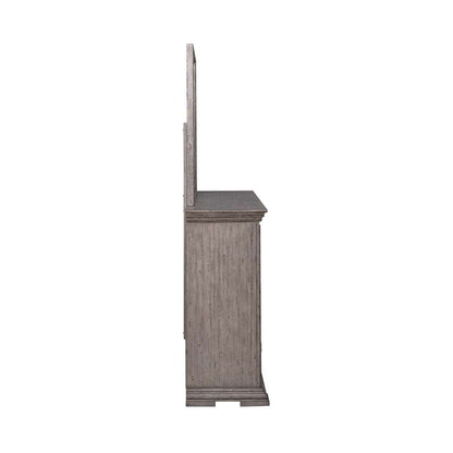 Liberty Furniture - Big Valley Dresser & Mirror  - 361G-BR-DM veiw 4