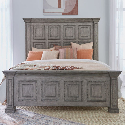 Liberty Furniture - Big Valley - King California Panel Bed in Gray - 361G-BR-CPB view 1