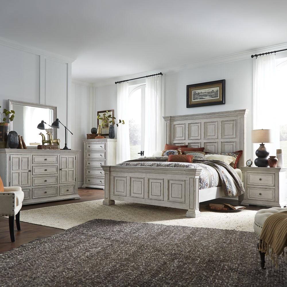 Liberty Furniture - Big Valley King Panel Bed, Dresser & Mirror, Chest, Night Stand - 361W-BR-KPBDMCN veiw 1