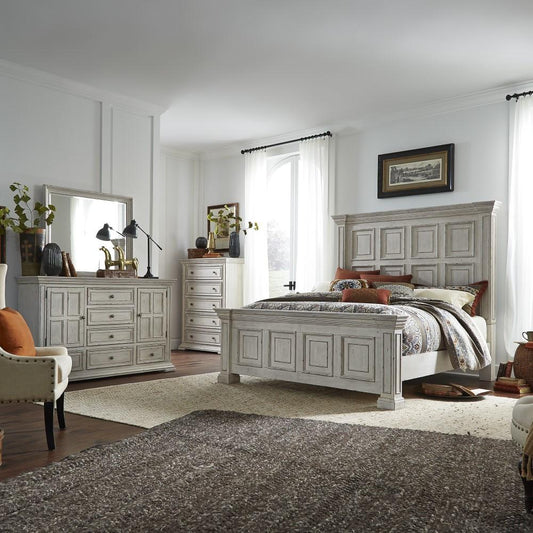 Liberty Furniture - Big Valley King Panel Bed, Dresser & Mirror, Chest - 361W-BR-KPBDMC veiw 1