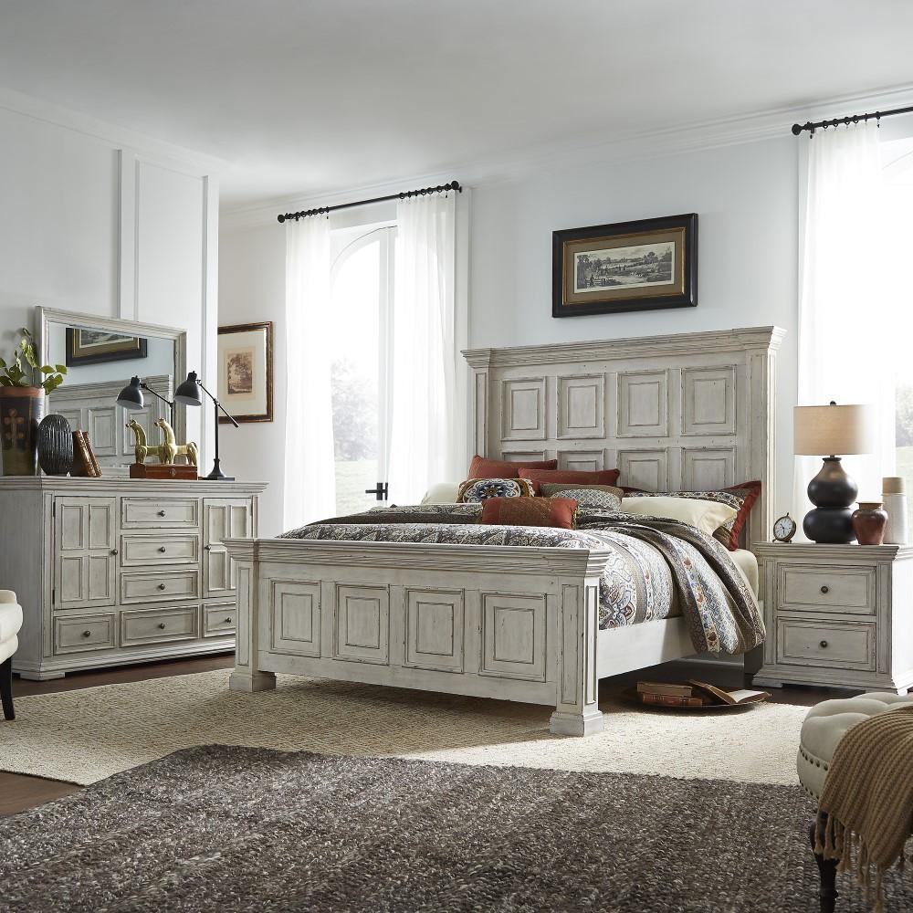 Liberty Furniture - Big Valley King Panel Bed, Dresser & Mirror, Night Stand - 361W-BR-KPBDMN veiw 1
