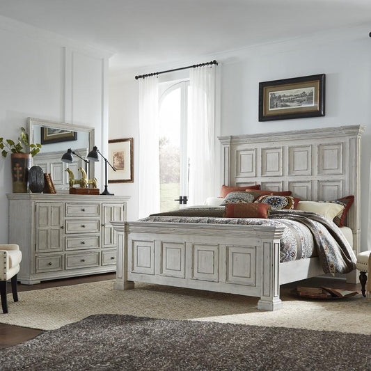 Liberty Furniture - Big Valley Queen Panel Bed, Dresser & Mirror - 361W-BR-QPBDM veiw 1