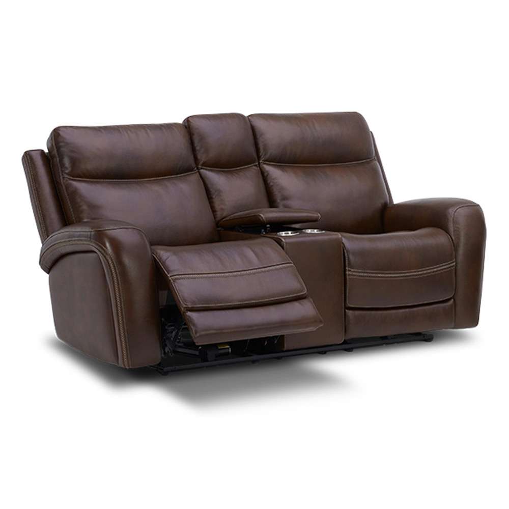 Liberty Furniture - Blair Loveseat with Console P2 & ZG - Cognac - 7005CG-22P veiw 4