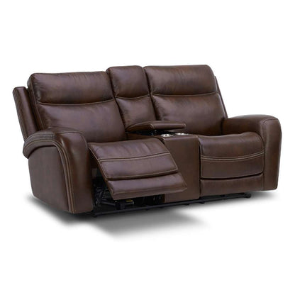 Liberty Furniture - Blair Loveseat with Console P2 & ZG - Cognac - 7005CG-22P veiw 4