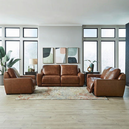 Liberty Furniture - Blake Sofa w/ Loveseat & Recliner - 6000HN-UPH-SOLOREC view 1