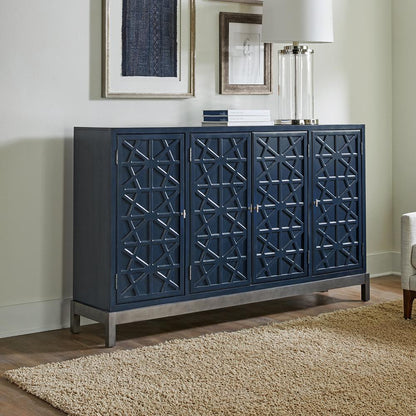 Liberty Furniture - Braxton Accent Cabinet in Azure Blue - 2118-AC1000 veiw 1