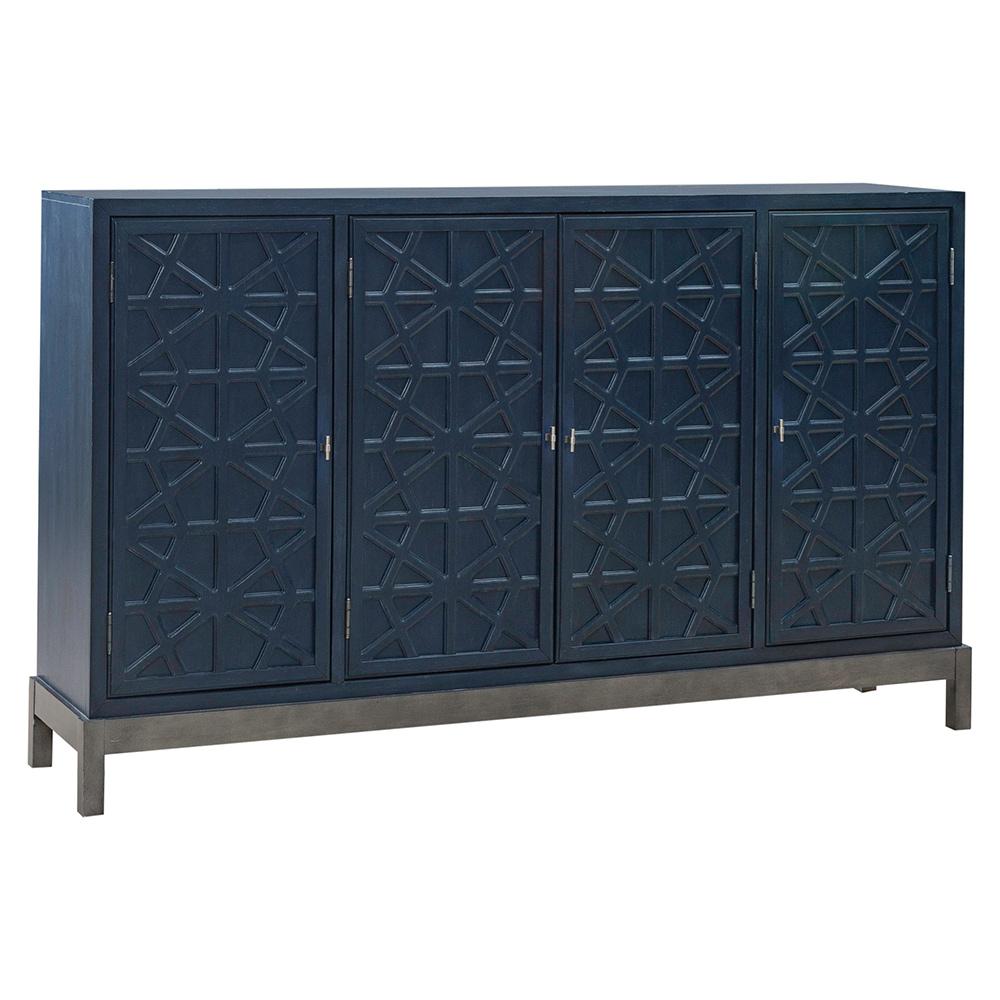 Liberty Furniture - Braxton Accent Cabinet in Azure Blue - 2118-AC1000 veiw 2