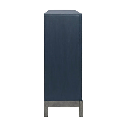 Liberty Furniture - Braxton Accent Cabinet in Azure Blue - 2118-AC1000 veiw 6