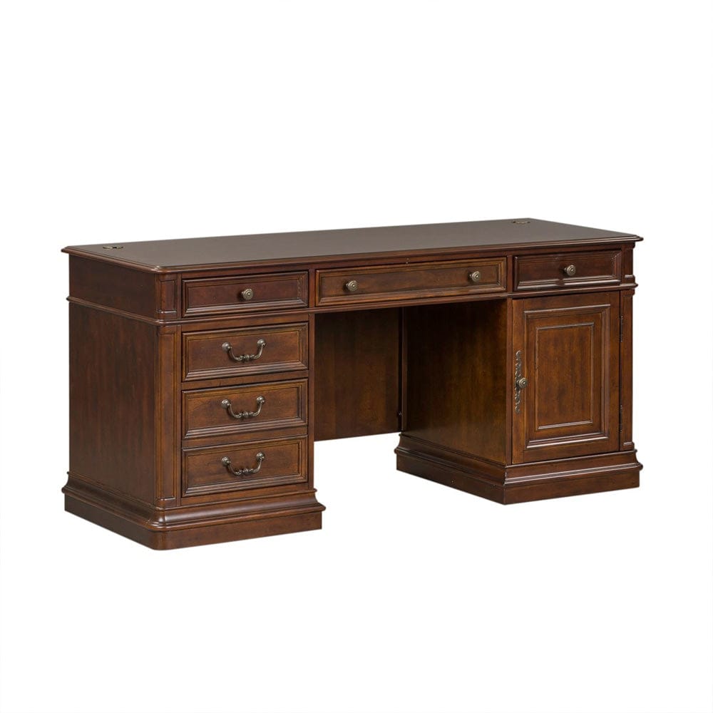 Liberty Furniture - Brayton Manor - Credenza in Brown - 273-HOJ-CS view 1