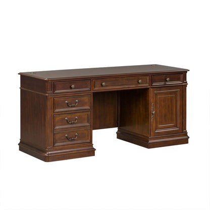 Liberty Furniture - Brayton Manor - Credenza in Brown - 273-HOJ-CS view 1
