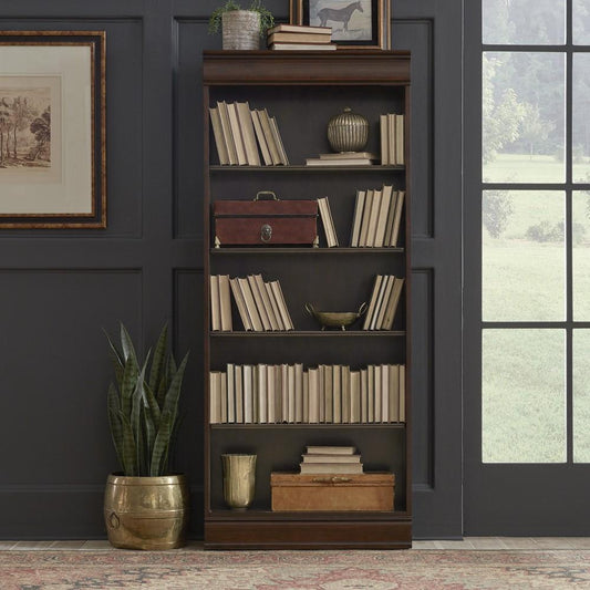 Liberty Furniture - Brayton Manor Jr Executive 72 Inch Bookcase veiw 1