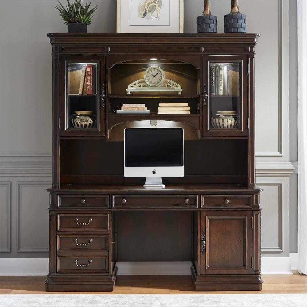 Liberty Furniture - Brayton Manor Jr Executive Credenza - 273-HOJ-JEC veiw 6