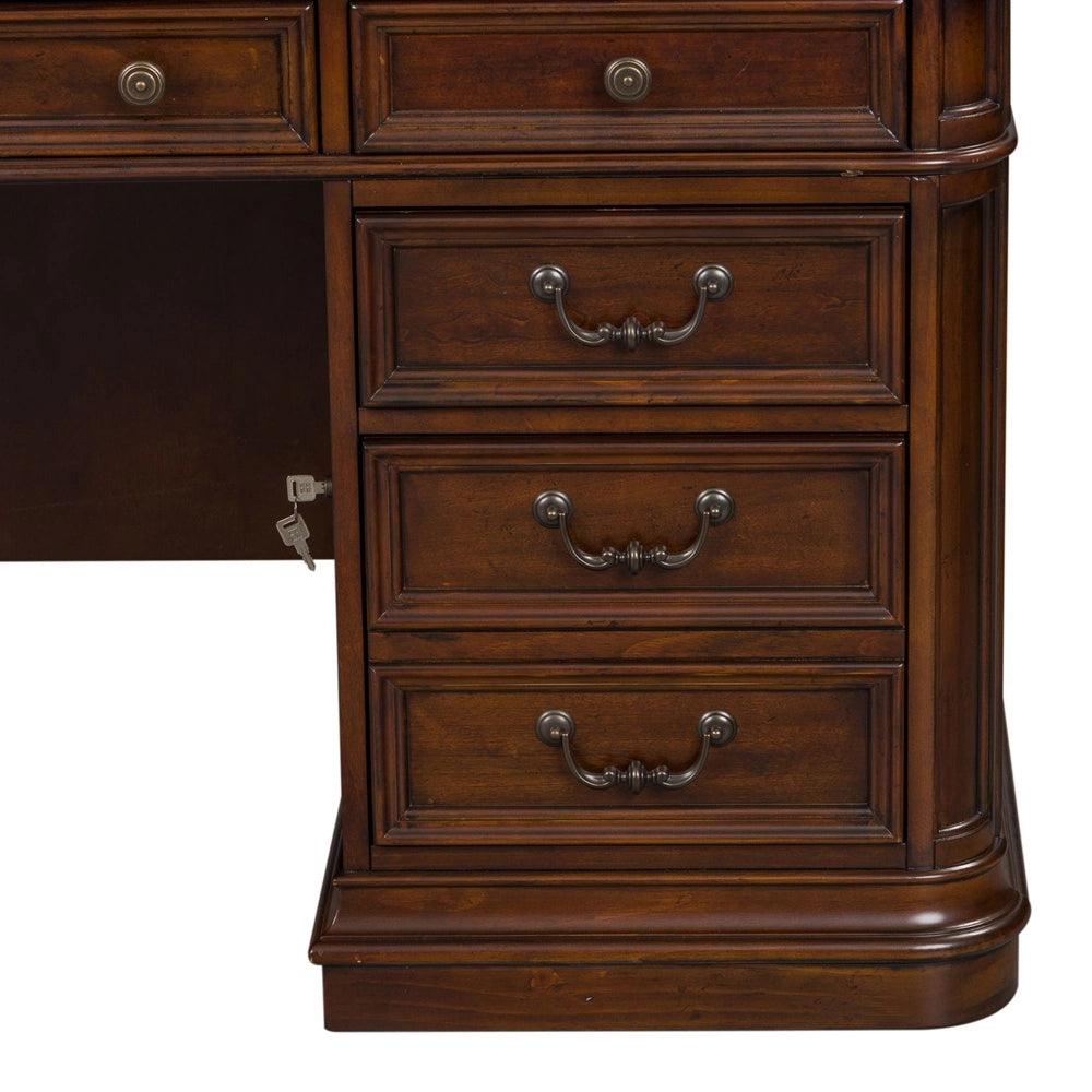Liberty Furniture - Brayton Manor Jr Executive Desk - 273-HOJ-JED