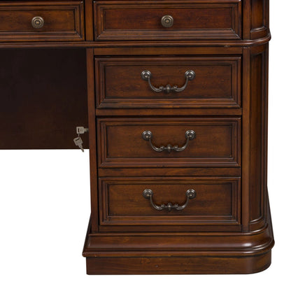 Liberty Furniture - Brayton Manor Jr Executive Desk - 273-HOJ-JED