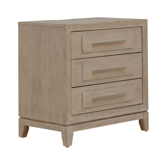 Liberty Furniture - Brentwood - 3 Drawer Nightstand w/ Charging Station in Brown - 789-BR61 view 2