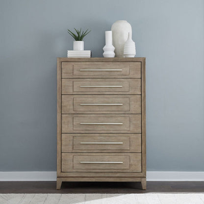 Liberty Furniture - Brentwood - 6 Drawer Chest in Brown - 789-BR41 view 1