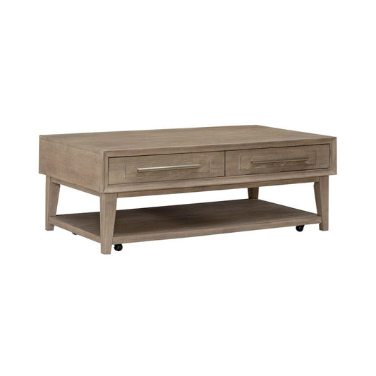 Liberty Furniture - Brentwood - Cocktail Table in Brown - 789-OT1010 view 2
