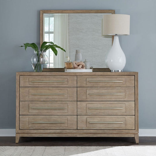 Liberty Furniture - Brentwood - Dresser & Mirror in Brown - 789-BR-DM view 1