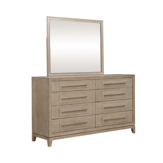 Liberty Furniture - Brentwood - Dresser & Mirror in Brown - 789-BR-DM view 2