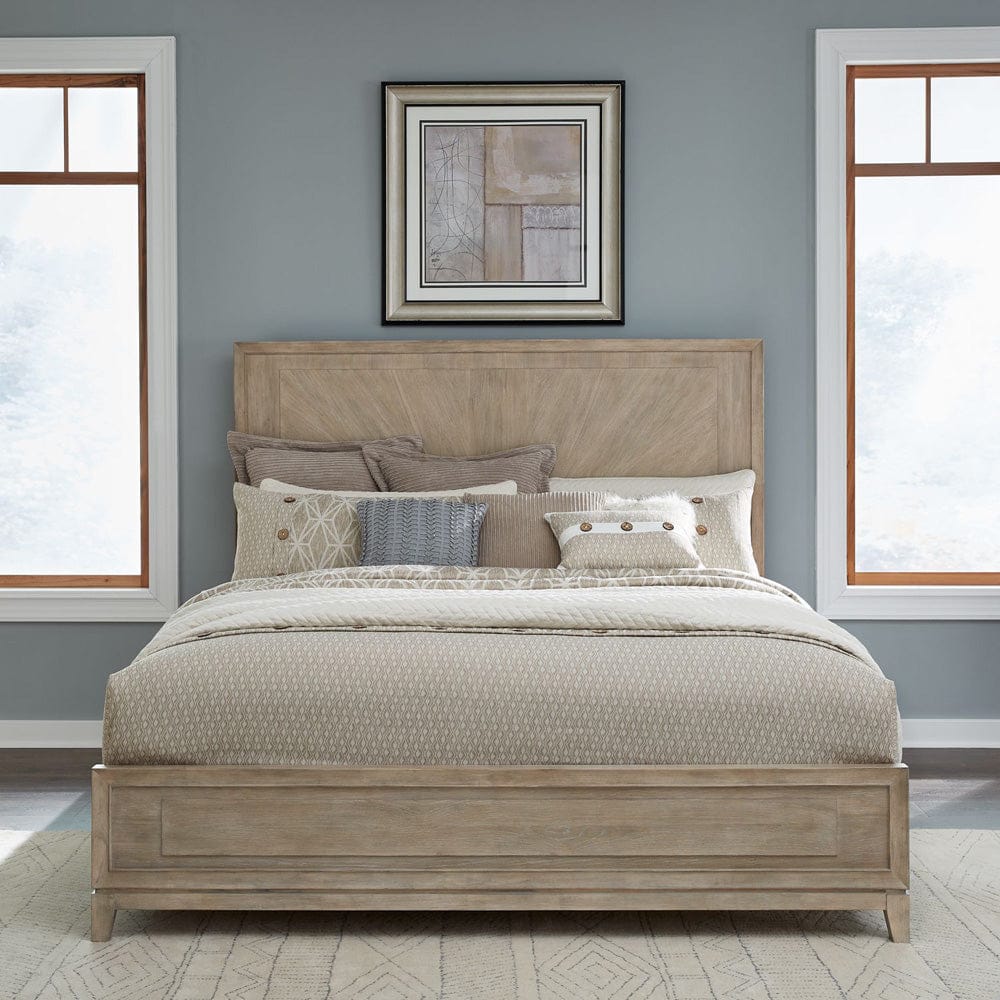 Liberty Furniture - Brentwood - King California Panel Bed in Brown - 789-BR-CPB view 1